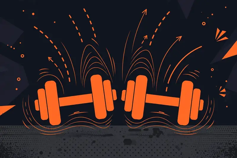 Dumbbells ready for strength training